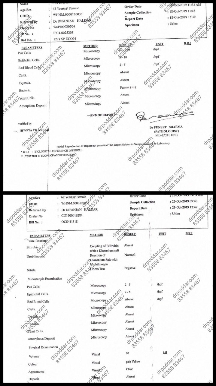 CHRONIC URINE INFECTION